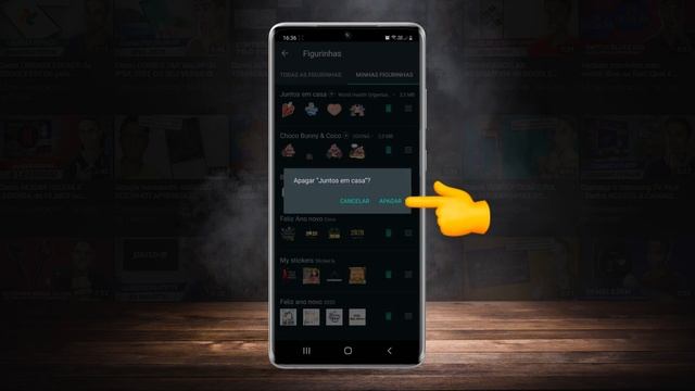 Como APAGAR PACOTES de FIGURINHAS do WHATSAPP! смотреть онлайн