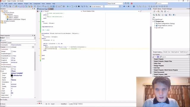 Delphi Programming Series: 35 - While..Do Loop смотреть онлайн