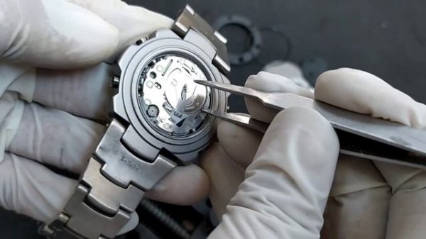 How To Replace Casio G-Shock Battery MRG-1000T Tactician Titanium