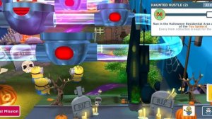 Minion Rush! 4.1.0 Special mission Halloween Residential Area Haunted Hustle 1 - 2 Gameplay