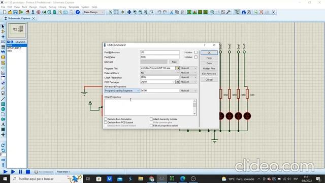 Manejo de Luces Led con el Lenguaje Assembler (EMU 8086 y proteus) смотреть онлайн