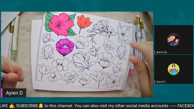 HOW TO COLOR MINTAY B&W BOOK USING ZIG CLEAN COLOR REAL BRUSH смотреть онлайн