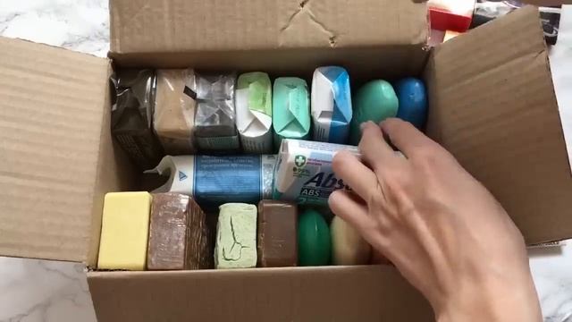 ASMR Box with soap Unpacking АСМР Коробка с мылом, распаковка с шёпотом Tingles Russian whisper смотреть онлайн