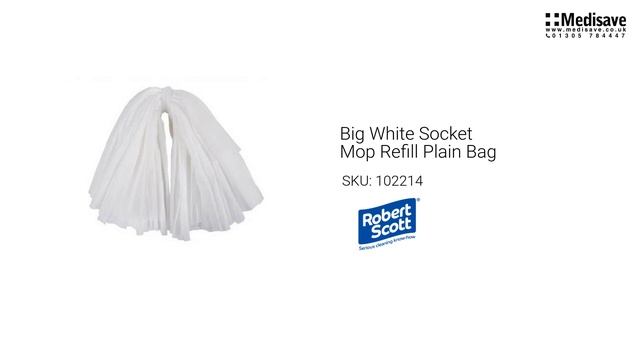 Big White Socket Mop Refill Plain Bag 102214 смотреть онлайн