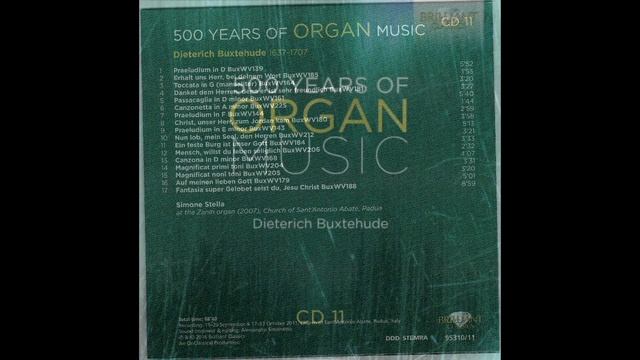 세계 명작클래식 500 Years of Organ Music-CD11-CD12 смотреть онлайн