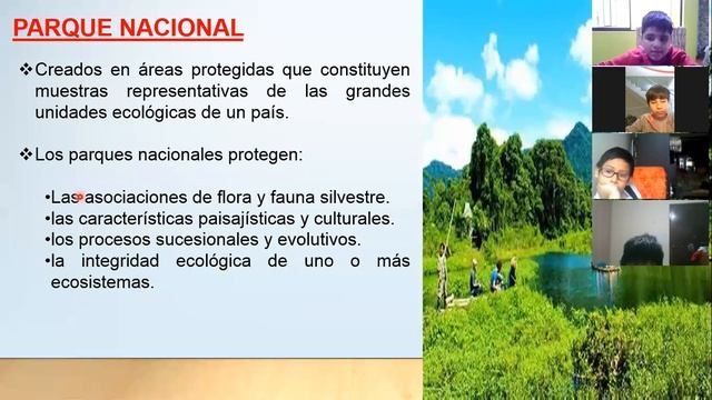 Martes 15 de septiembre. 3er grado. Geografía: Las unidades de conservación. смотреть онлайн
