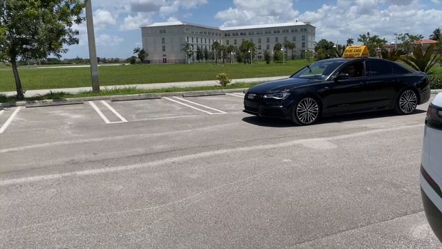 HOW TO PARK IN A PARKING LOT (90 DEGREE PARKING)