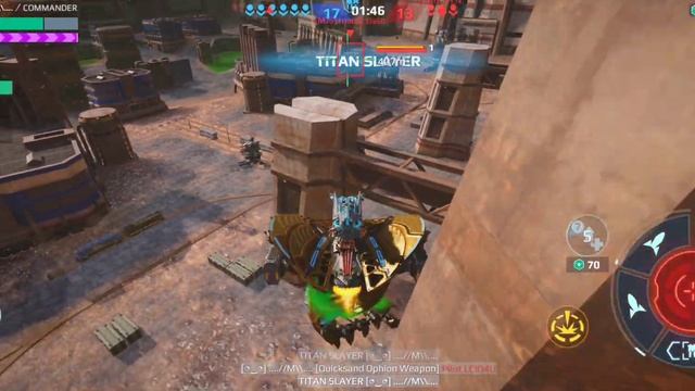 CLAPPING titans with level 6 SE OPHION!! OPHION gameplay | War Robots | (Android) смотреть онлайн