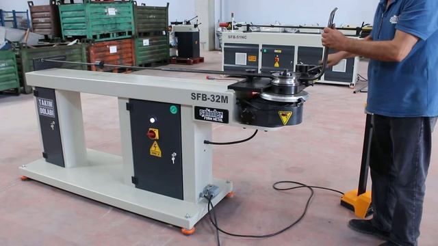 SFB-32M Motorized Pipe/Tube Bending Machine with Mandrel смотреть онлайн