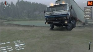 SpinTires обзор мода Камаз 5511