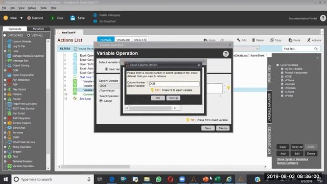 RPA Automation Anywhere Excel Automation Part   1