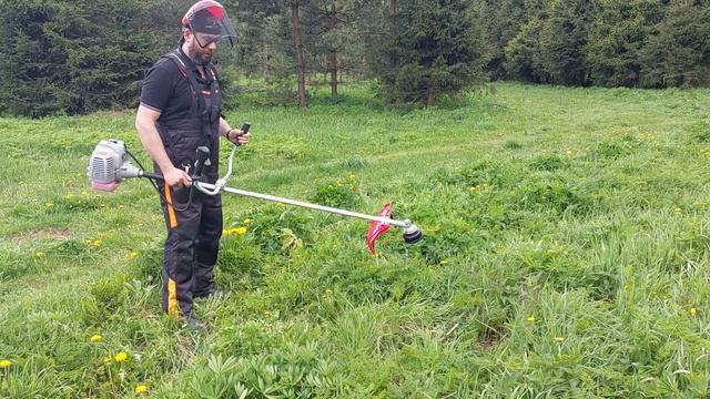 Нож или триммерная головка на бензотримммере Интерскол КБ-44/52В смотреть онлайн
