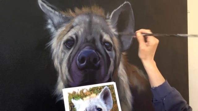 "Hyena" (2014) - An original painting by Aimée Hoover смотреть онлайн