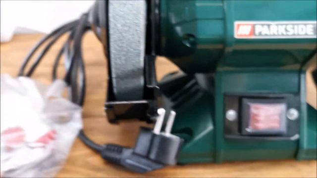 Parkside PDOS 200 C2 Double Bench Grinder (from Lidl or Kaufland) - unboxing and review смотреть онлайн