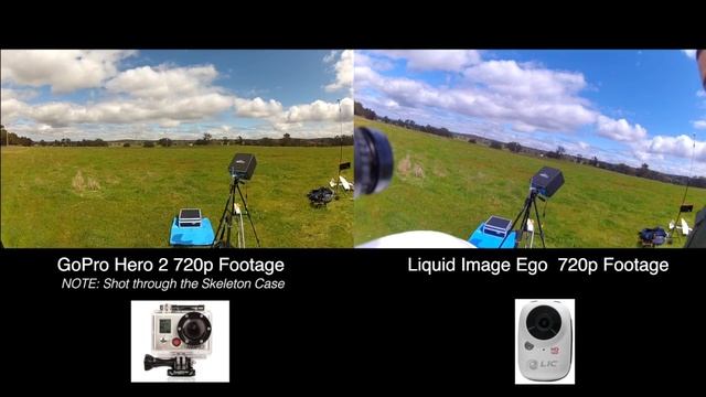 GoPro Hero 2 vs Liquid Image Ego in 720p Mode Comparison Test - Raw Footage смотреть онлайн