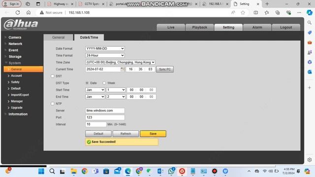 Dahua IP Camera initialized & password reset смотреть онлайн