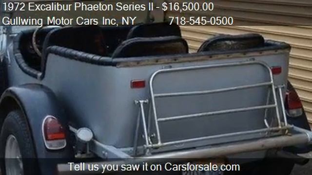 1972 Excalibur Phaeton Series II Turbo for sale in Astoria, смотреть онлайн