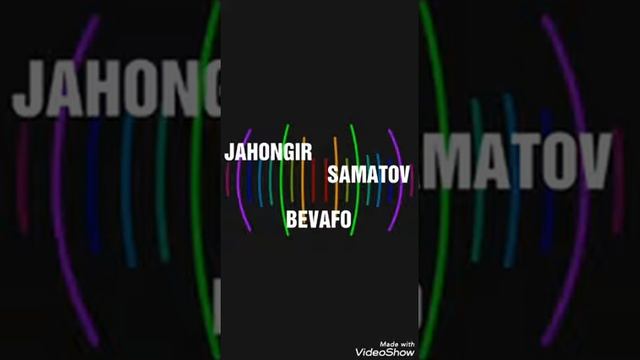 Jahongir Samatov-Bevafo