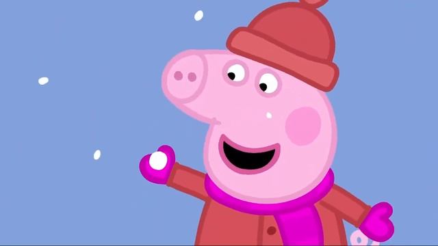 Свинка Пеппа - S02 E52 Холодный зимний день (Серия целиком)