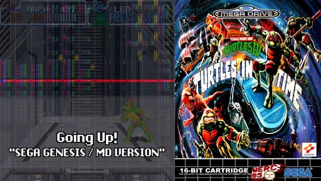 TMNT IV: TURTLES IN TIME - Going Up! - 16 bit SEGA Genesis / MD Chiptune version ( werc85 ) OpenMPT смотреть онлайн