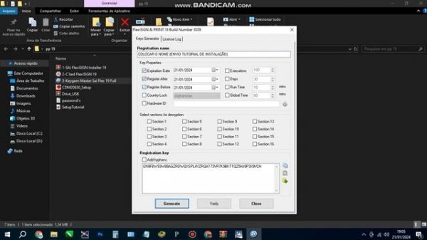FLEXI 19 E FLEXI 22 GERADOR DE KEYS (FLEXI 19 AND FLEXI 22 KEYGEN)