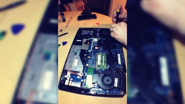 HP OMEN 15 thermal compound replacement and results смотреть онлайн