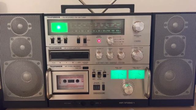 Boombox telefunken hi fi studio 1 cassette смотреть онлайн