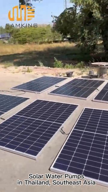 SAMKING solar water pump in Thailand, Southeast Asia смотреть онлайн