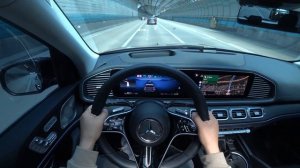 2024 Mercedes Benz GLE 450 4matic POV drive