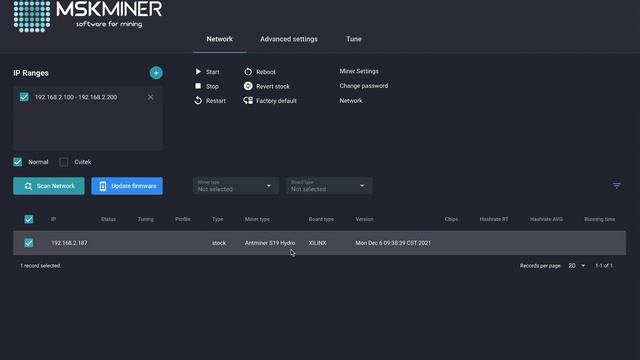 🌊 Новинка для Гидро Моделей! Обновляем прошивку S19 Hydro и S19 Pro Hydro с Miner Tools!