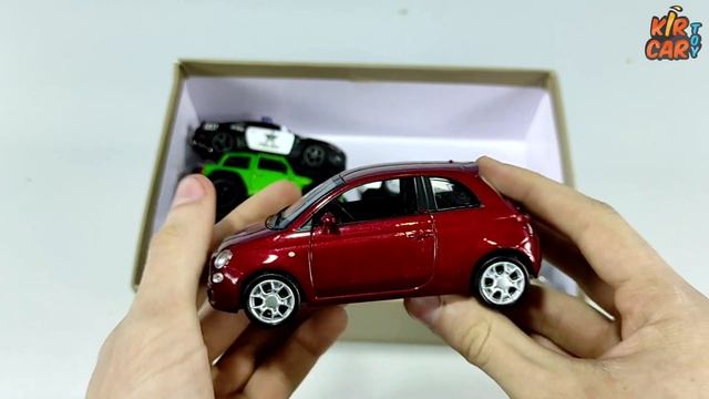 Box full of toy cars models. Kir Car Toy смотреть онлайн