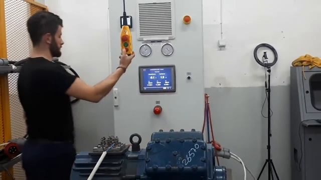 HGX5/945-4S GEA Bock Pistonlu Kompresör Çalıştırma Testi & HGX5/945-4S GEA Bock Compressor Test, смотреть онлайн
