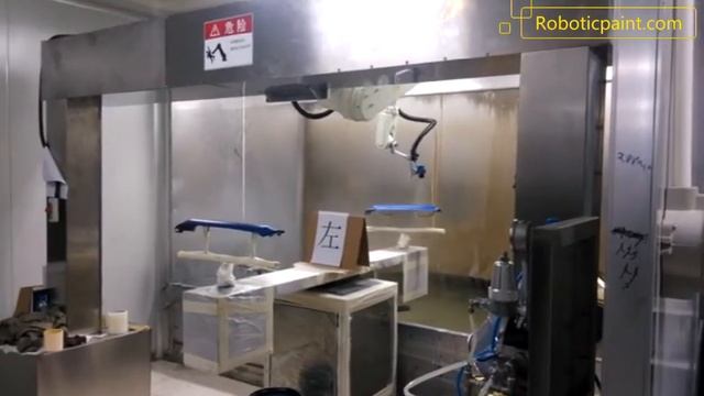 RPG 6 Axis Robotic Paint Booth for Plastic Varnishing смотреть онлайн
