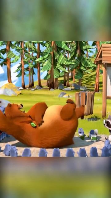 Funny moments Grizzy & the Lemmings brake dance #shorts смотреть онлайн