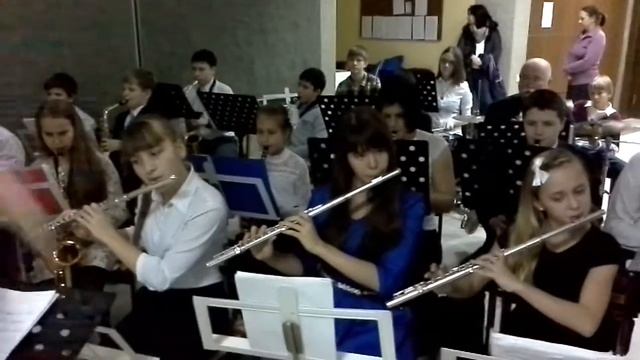 Концерт духового детского оркестра 4 школы.18.12.(1) смотреть онлайн