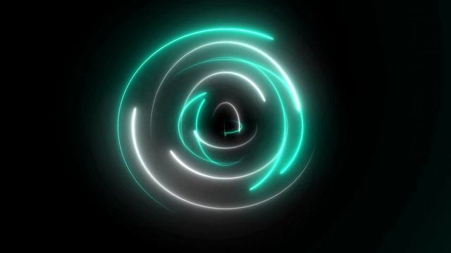 Blue Neon Circle Background Backdrop Motion Graphics 4K 30fps Copyright Free смотреть онлайн