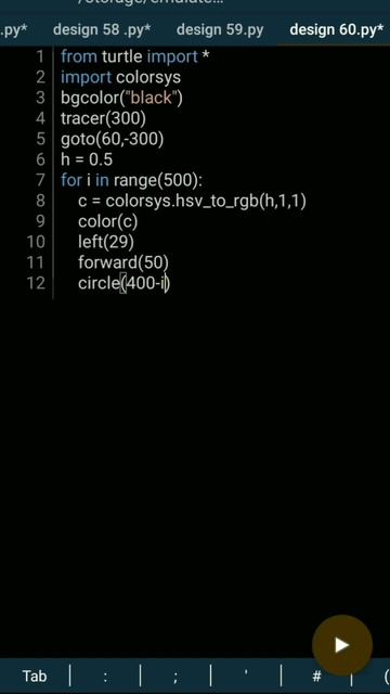 Amazing turtle 🐢 graphics in python #turtle #python #coding #code #programming #program смотреть онлайн