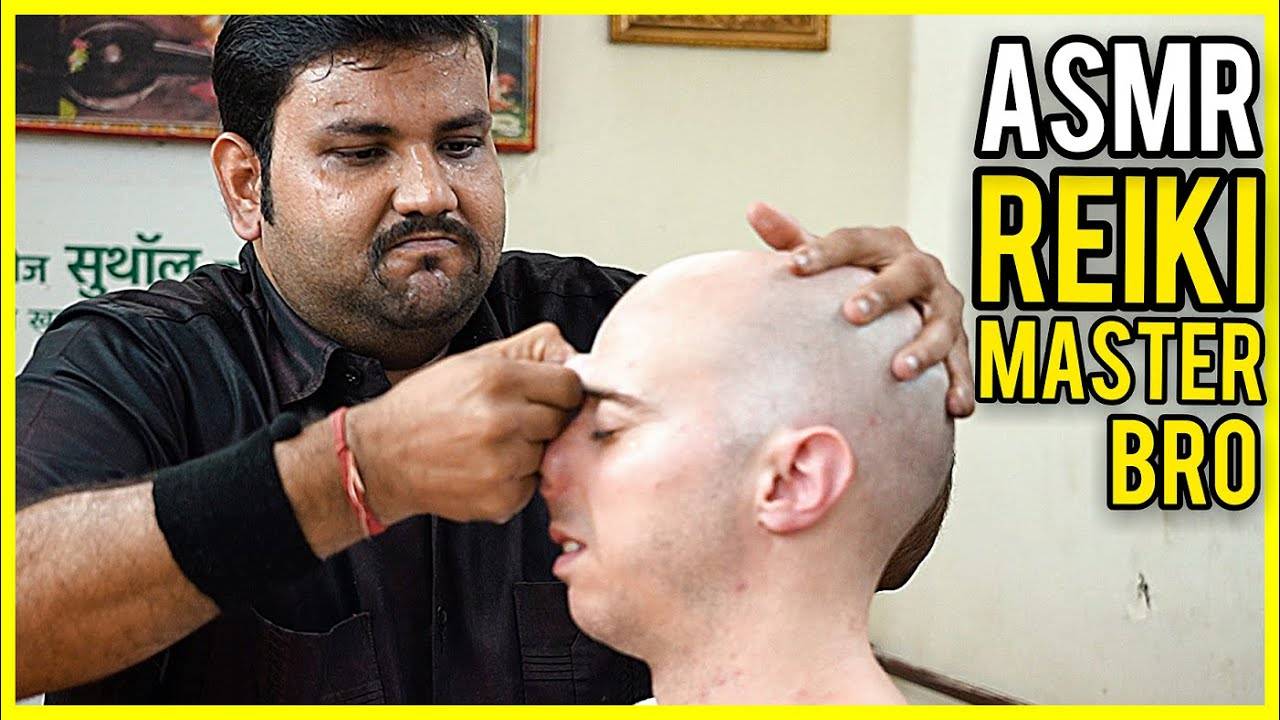 ＊EXTREMELY LOUD＊ neck ear and elbow CRACKING by REIKI MASTER BRO ｜ ASMR Barber смотреть онлайн