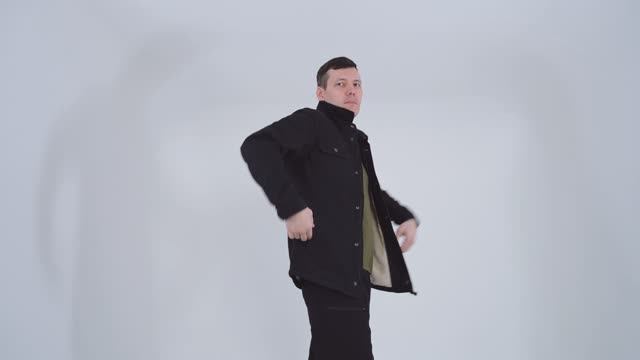 Куртка Vintage Industries Dean sherpa черный смотреть онлайн