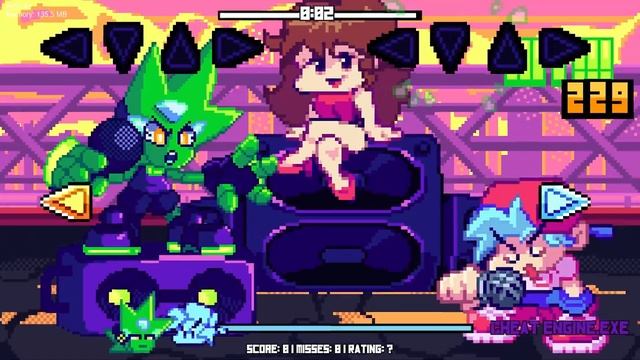 Friday Night Funkin' - Advent NEON FULL WEEK PSYCH ENGINE смотреть онлайн