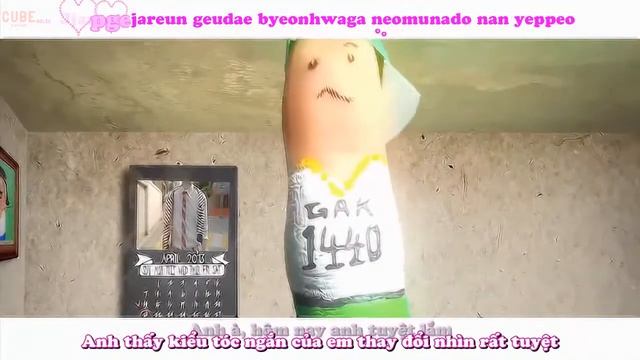 [CUBEholic][Vietsub + Kara] Short Hair - Huh Gak ft Eunji ( Apink ) смотреть онлайн