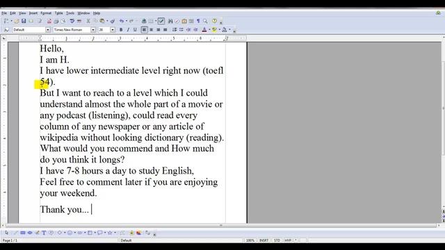 Online TOEFL Course Comments to Hamid: "How long to improve my reading and listening skills?" смотреть онлайн