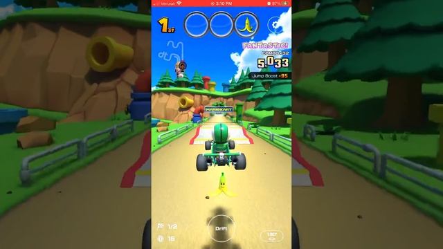 Mario Kart Tour - Tara (me) in Piranha Plant Pipeline T смотреть онлайн