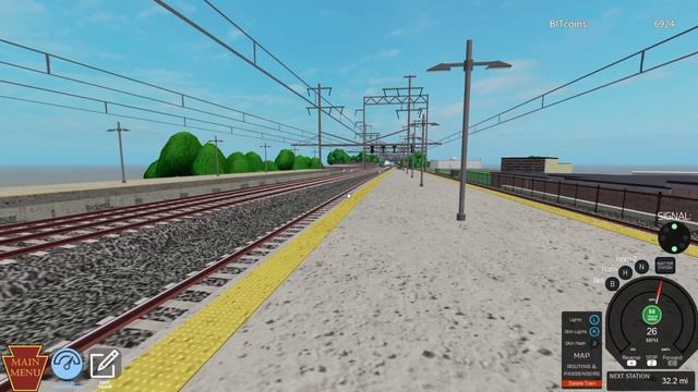 Roblox north Philadelphia amtrak keystone meets a NS manifest train and a septa horn shows смотреть онлайн