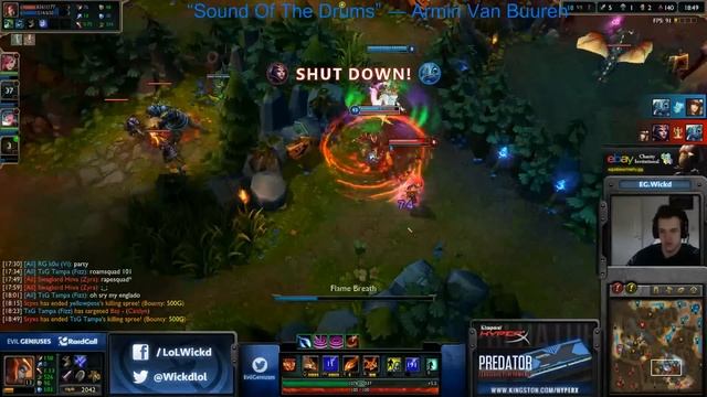 Wickd - Shyvana vs Nasus - top «Beast» [R/m] (Challenger l) смотреть онлайн