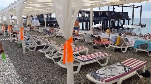 Пляж Чкаловский Адлер Сочи Чёрное море курорт Краснодарский край отдых на море прогулка цены