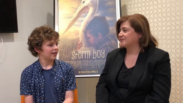 Finn Little chatted about acting with pelicans In Storm Boy смотреть онлайн