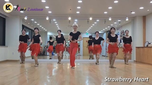 Strawberry Heart Linedance 중급라인댄스 킴스라인댄스 토요강사동아리 [Choreo: Vivi Lasari] смотреть онлайн
