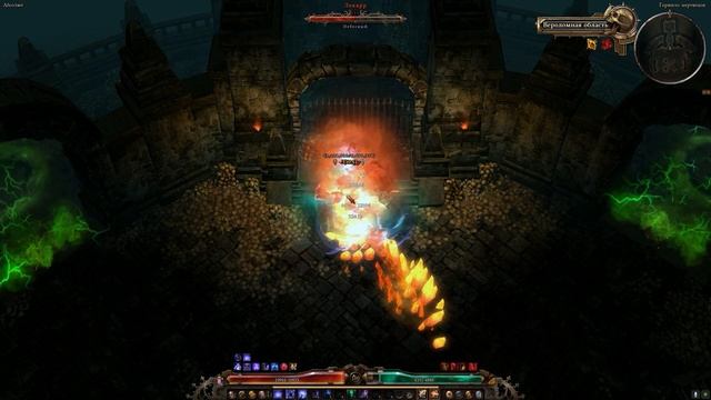 Лазутчик (Инквизитор и Ночной клинок) урон эфиром, супербосс Локарр, Grim Dawn смотреть онлайн