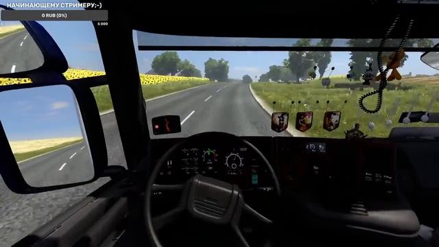 Ets 2 Поездка после длительного отдыха. Скания серии 4, 380 л.с. Карта Марио 1.39 версия смотреть онлайн